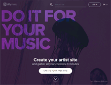 Tablet Screenshot of difymusic.com